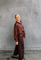 Blouse 'Elaia' - Wine - Artlove