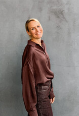 Blouse 'Elaia' - Wine - Artlove