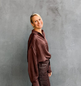 Blouse 'Elaia' - Wine - Artlove
