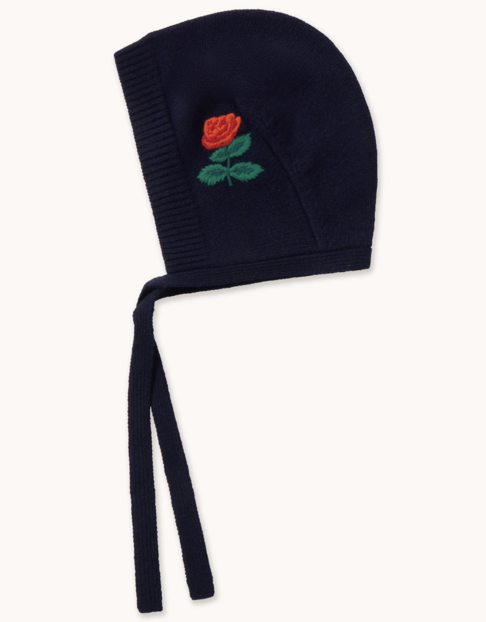 The Tiny Big Sister Bonnet 'Roses' - Navy - The Tiny Big Sister