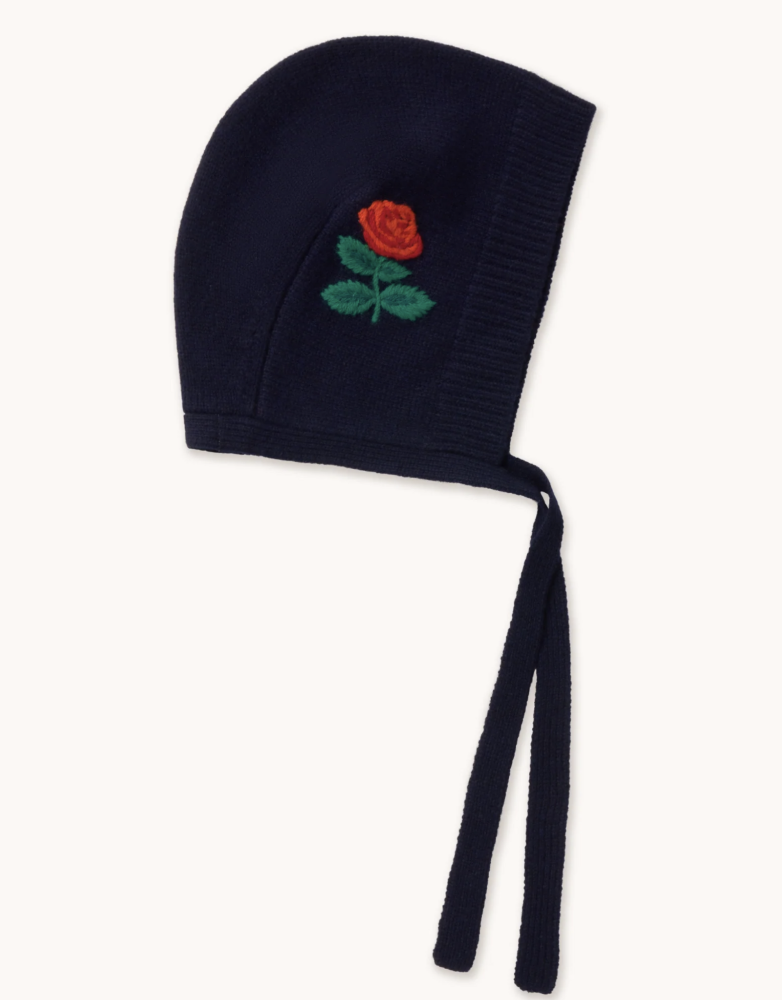 The Tiny Big Sister Bonnet 'Roses' - Navy - The Tiny Big Sister