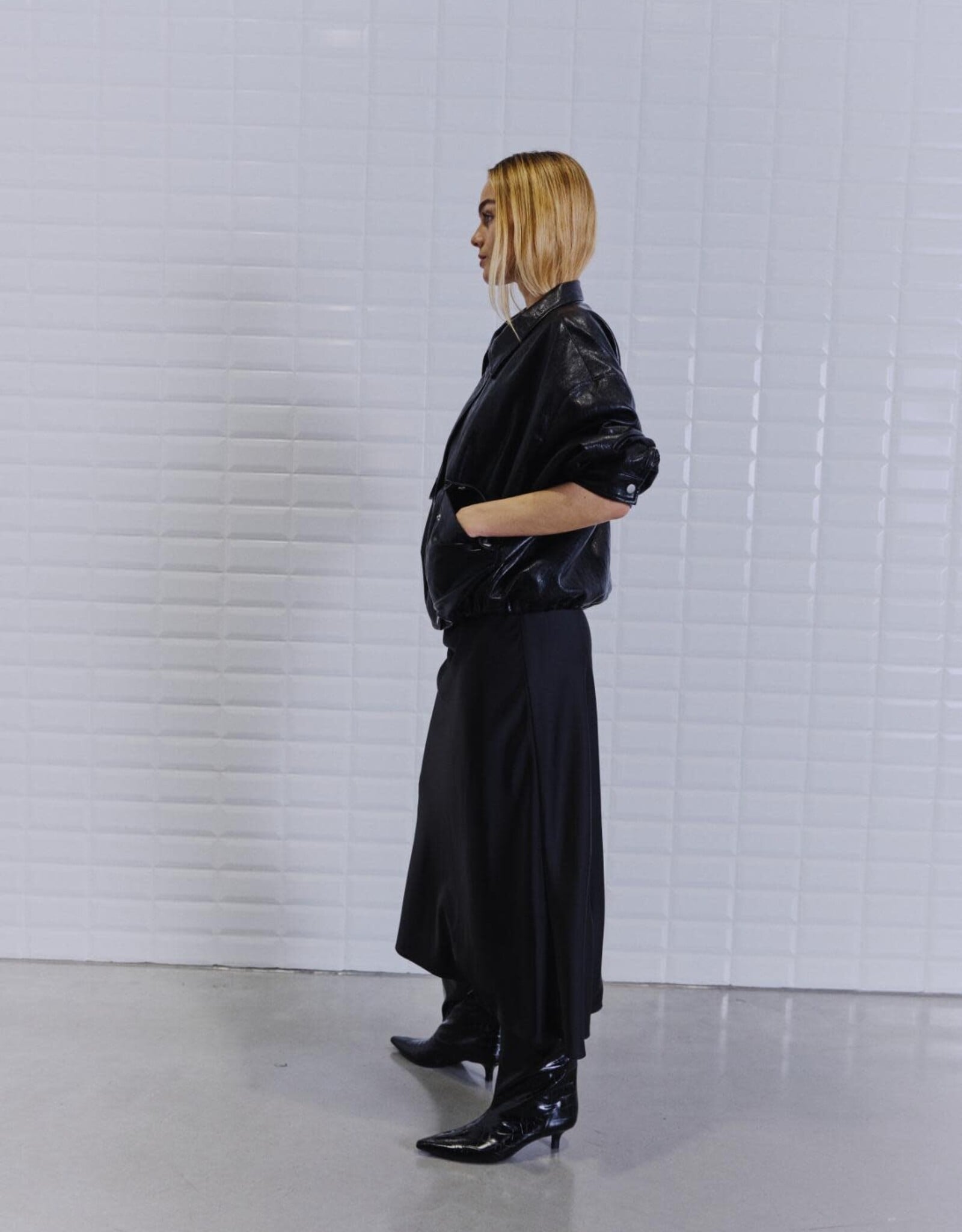 Withblack Vegan Jacket 'Patrizia' - Black - Withblack