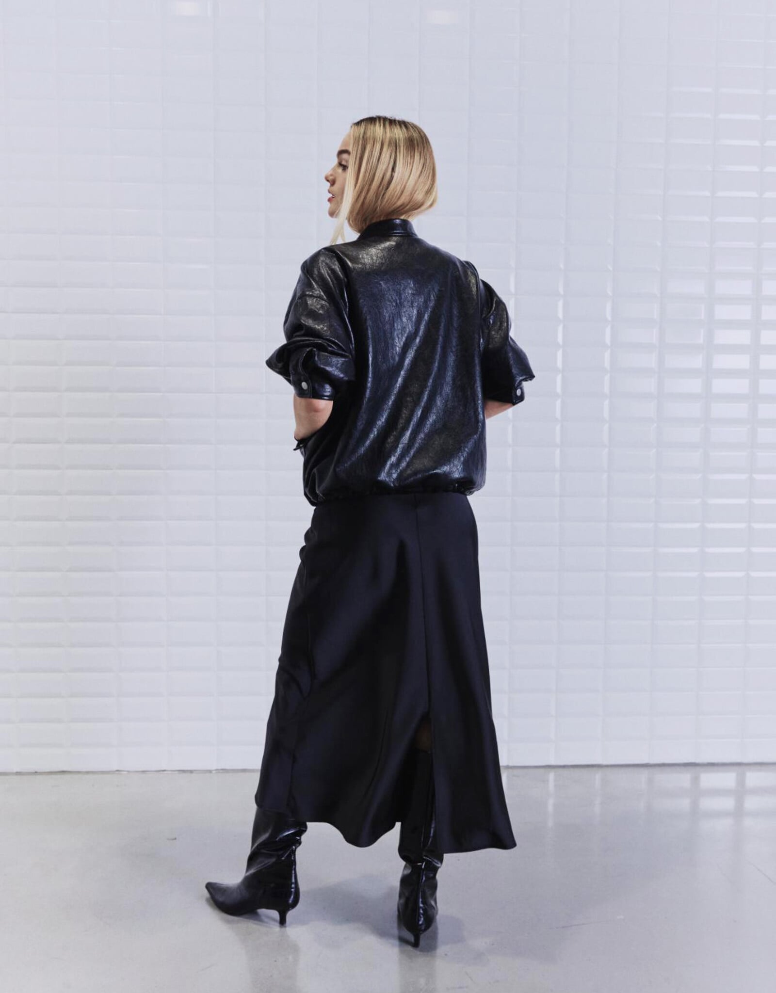 Withblack Vegan Jacket 'Patrizia' - Black - Withblack