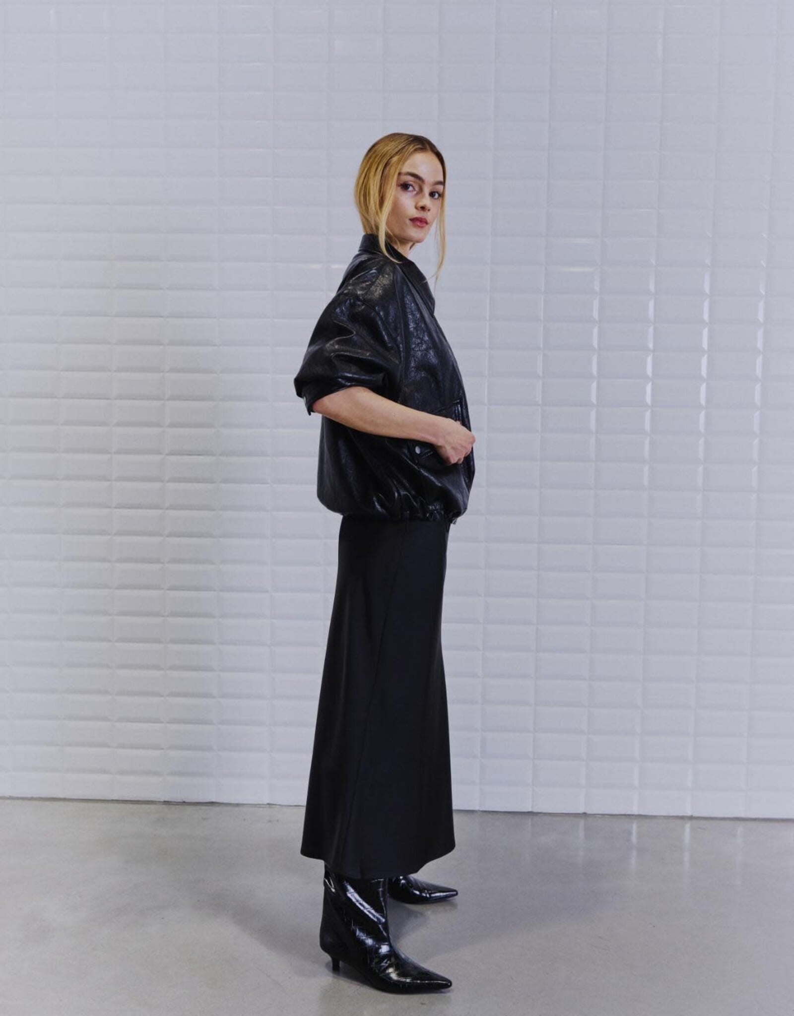 Withblack Vegan Jacket 'Patrizia' - Black - Withblack