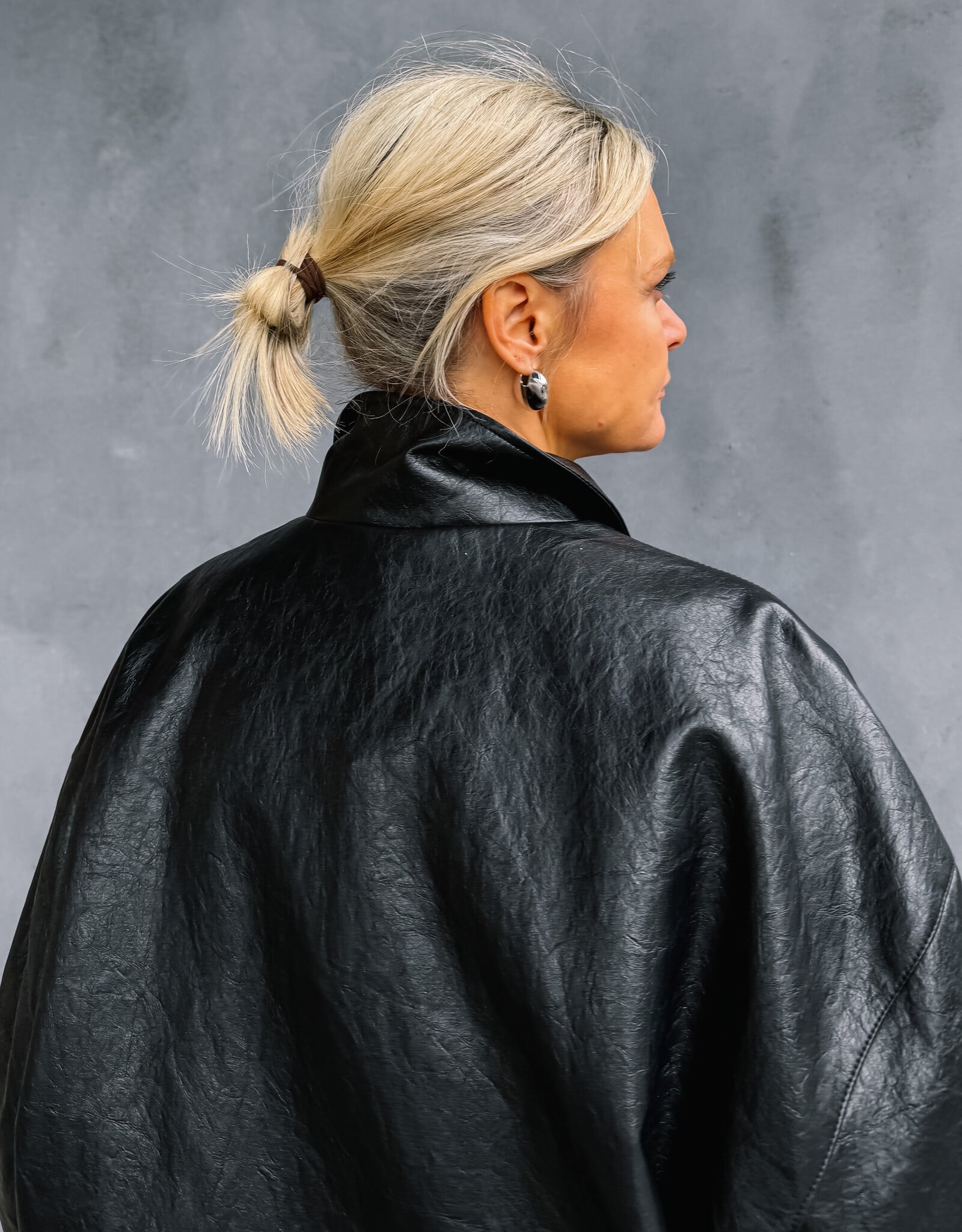 Withblack Vegan Jacket 'Patrizia' - Black - Withblack