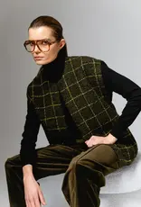 Bô-Dôme Waistcoat 'Rani' - Kaki  - Bô-Dôme