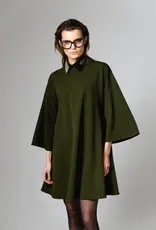 Bô-Dôme Jurk 'Hailey' - Moss Green - Bô-Dôme