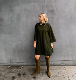 Bô-Dôme Jurk 'Hailey' - Moss Green - Bô-Dôme