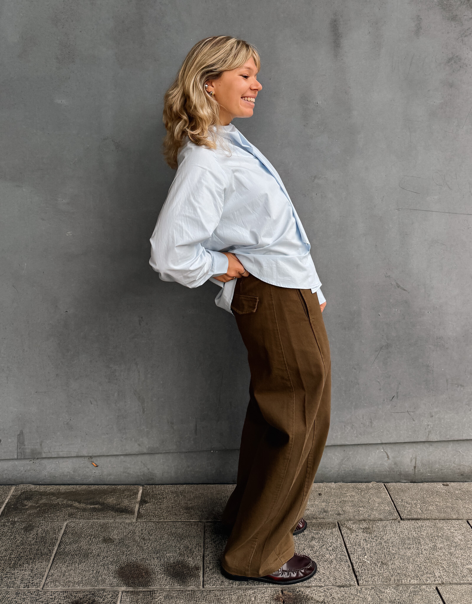 The Golden House Feel Broek 'Astrid' - Marron