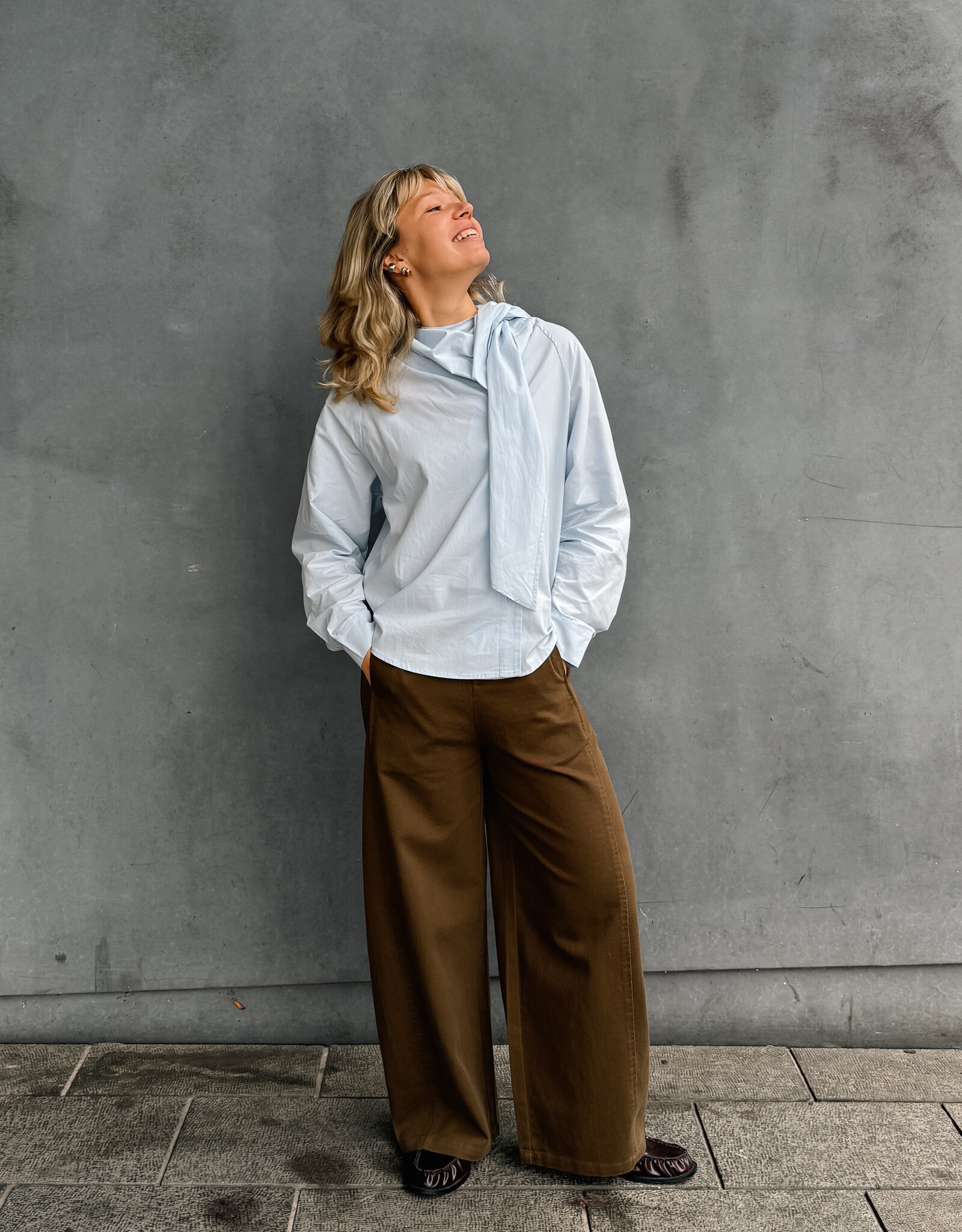The Golden House Feel Broek 'Astrid' - Marron