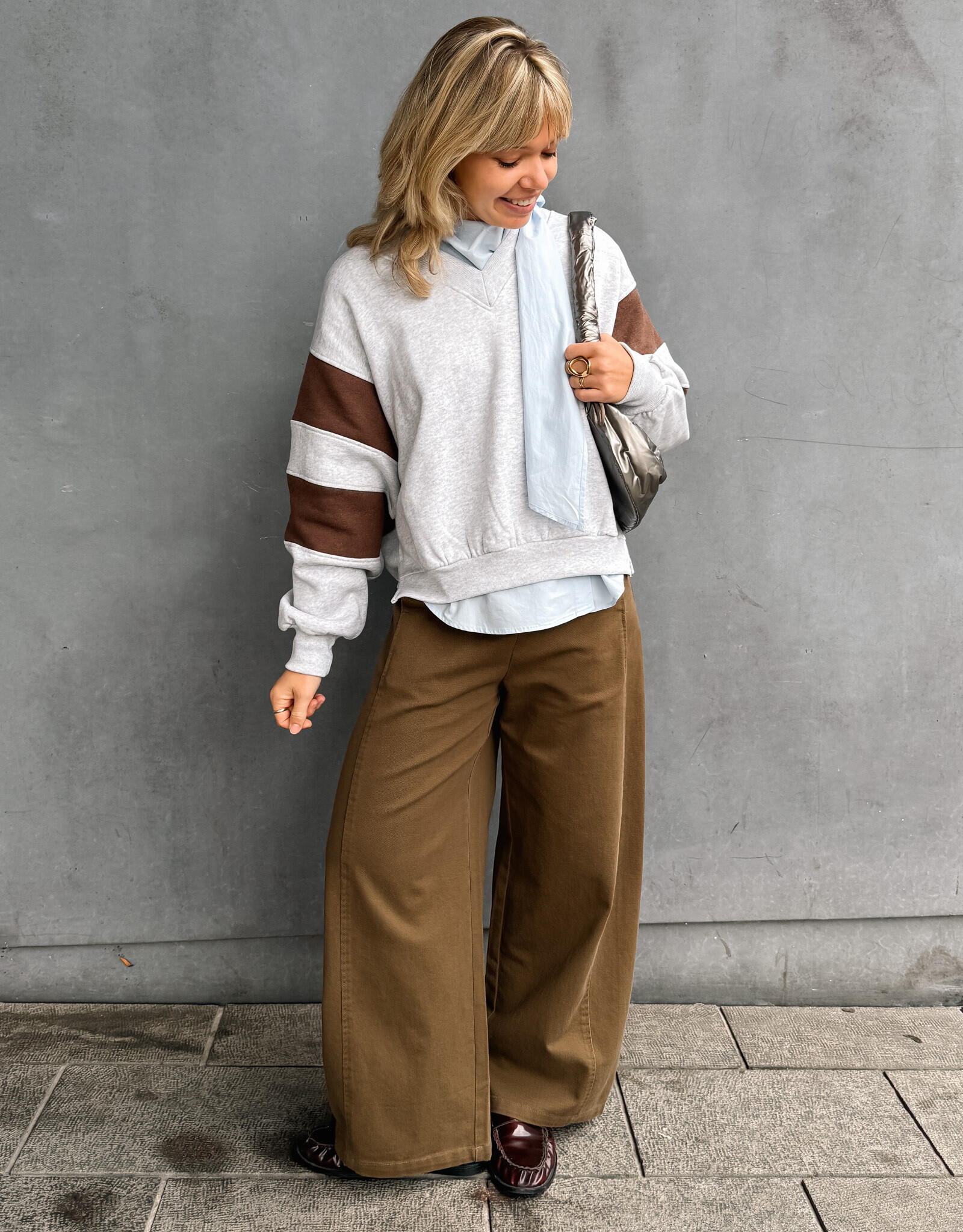 The Golden House Feel Broek 'Astrid' - Marron
