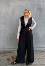 Laure+Max Jumpsuit 'Octave' - Black Tennis Stripes - Laure+Max