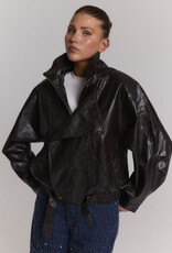 Refined Department Jacket Faux Leather 'Lee' - Choc Brown - Refined Department