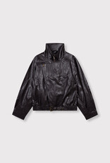 Refined Department Jacket Faux Leather 'Lee' - Choc Brown - Refined Department