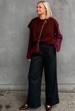 Laure+Max Broek 'Plume' - Black Tennis Stripes - Laure+Max