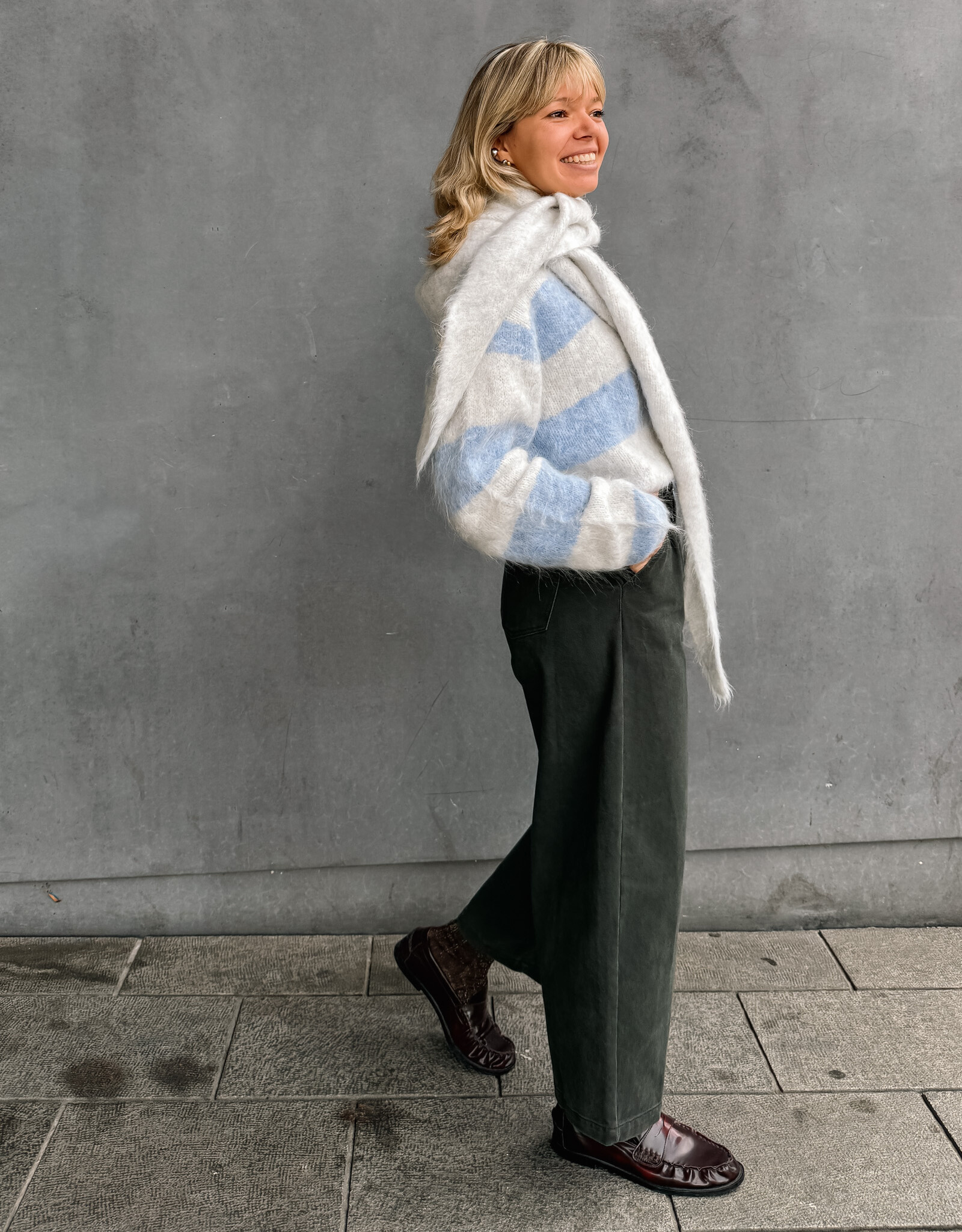 Laure+Max Broek 'Perla' - Khaki - Laure+Max