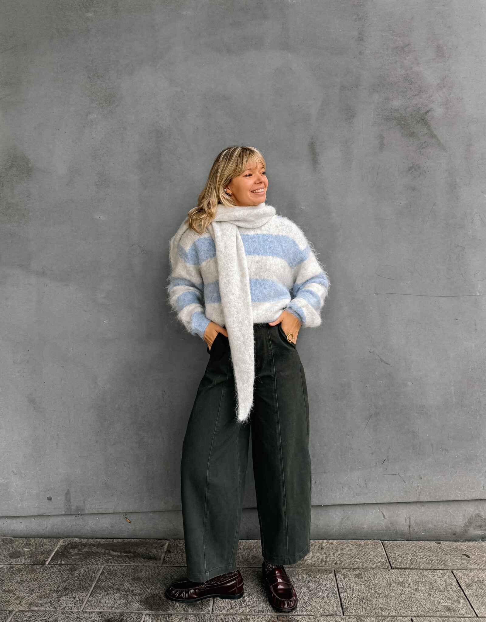 Laure+Max Broek 'Perla' - Khaki - Laure+Max