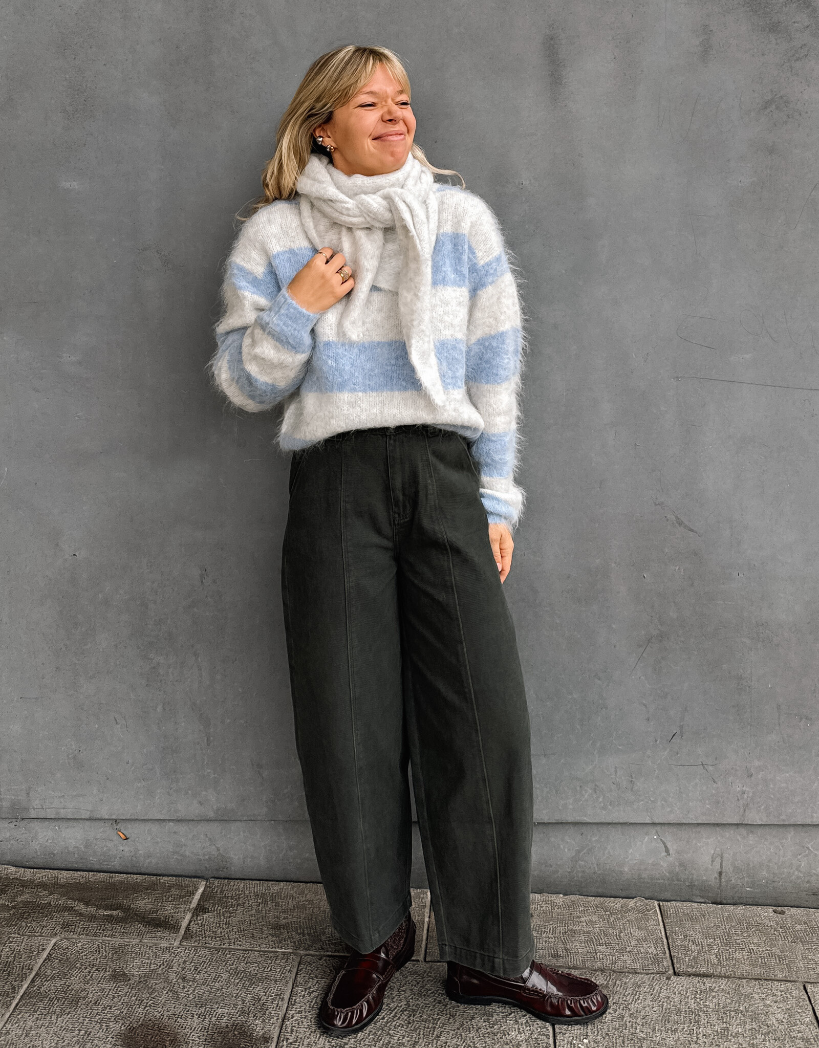 Laure+Max Broek 'Perla' - Khaki - Laure+Max
