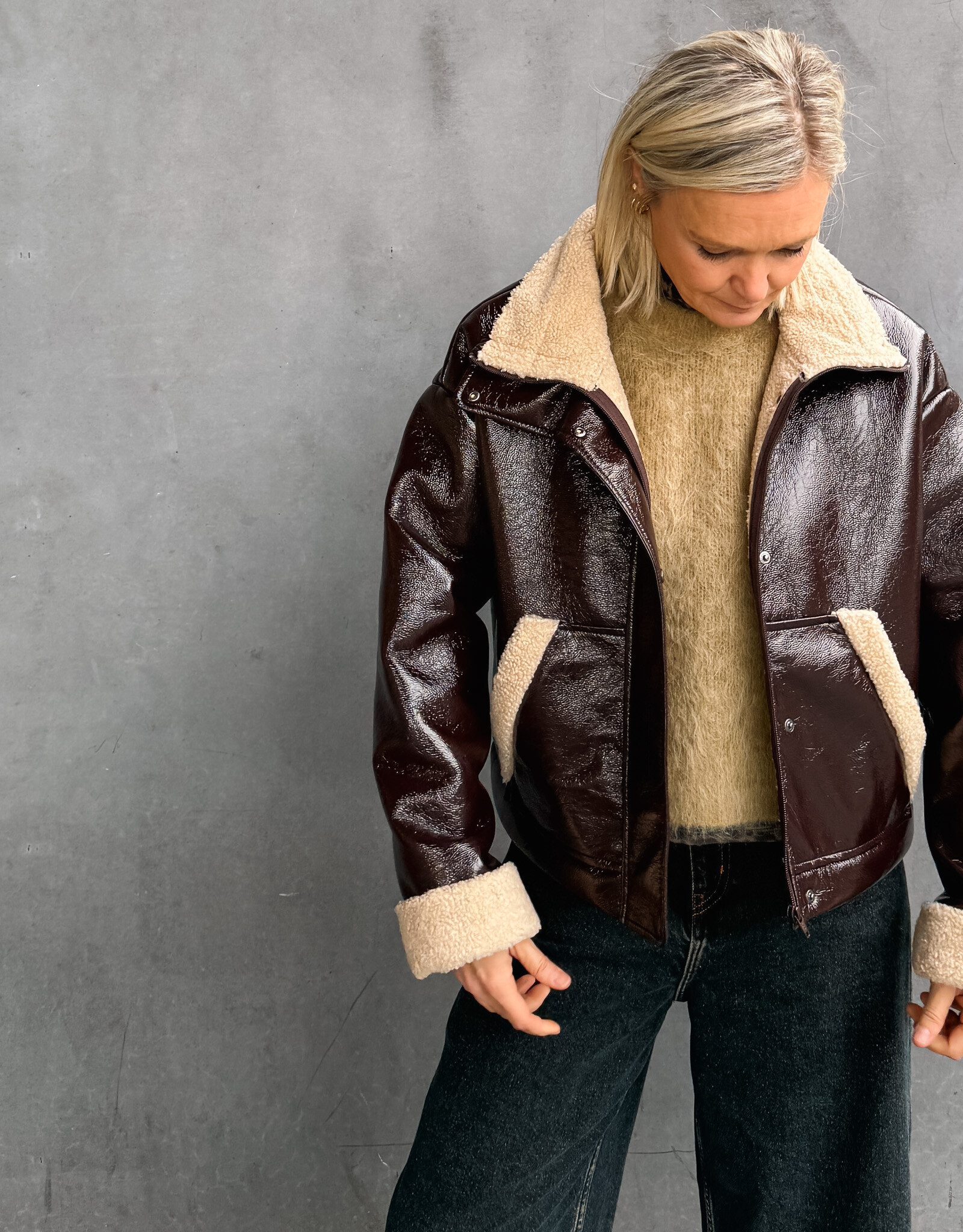 Mon Frac Jacket 'Mist' - Dark Brown - Mon Frac