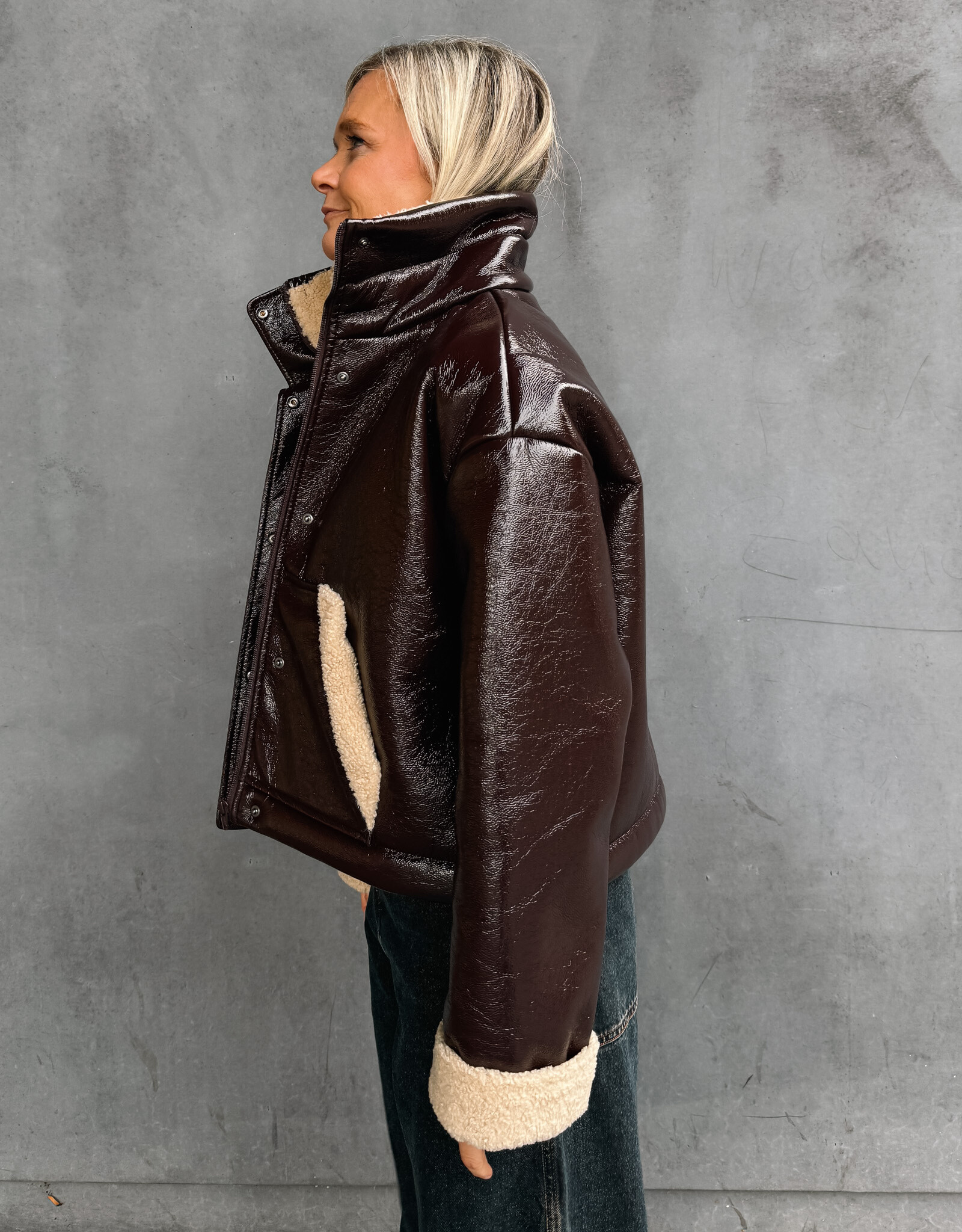 Mon Frac Jacket 'Mist' - Dark Brown - Mon Frac