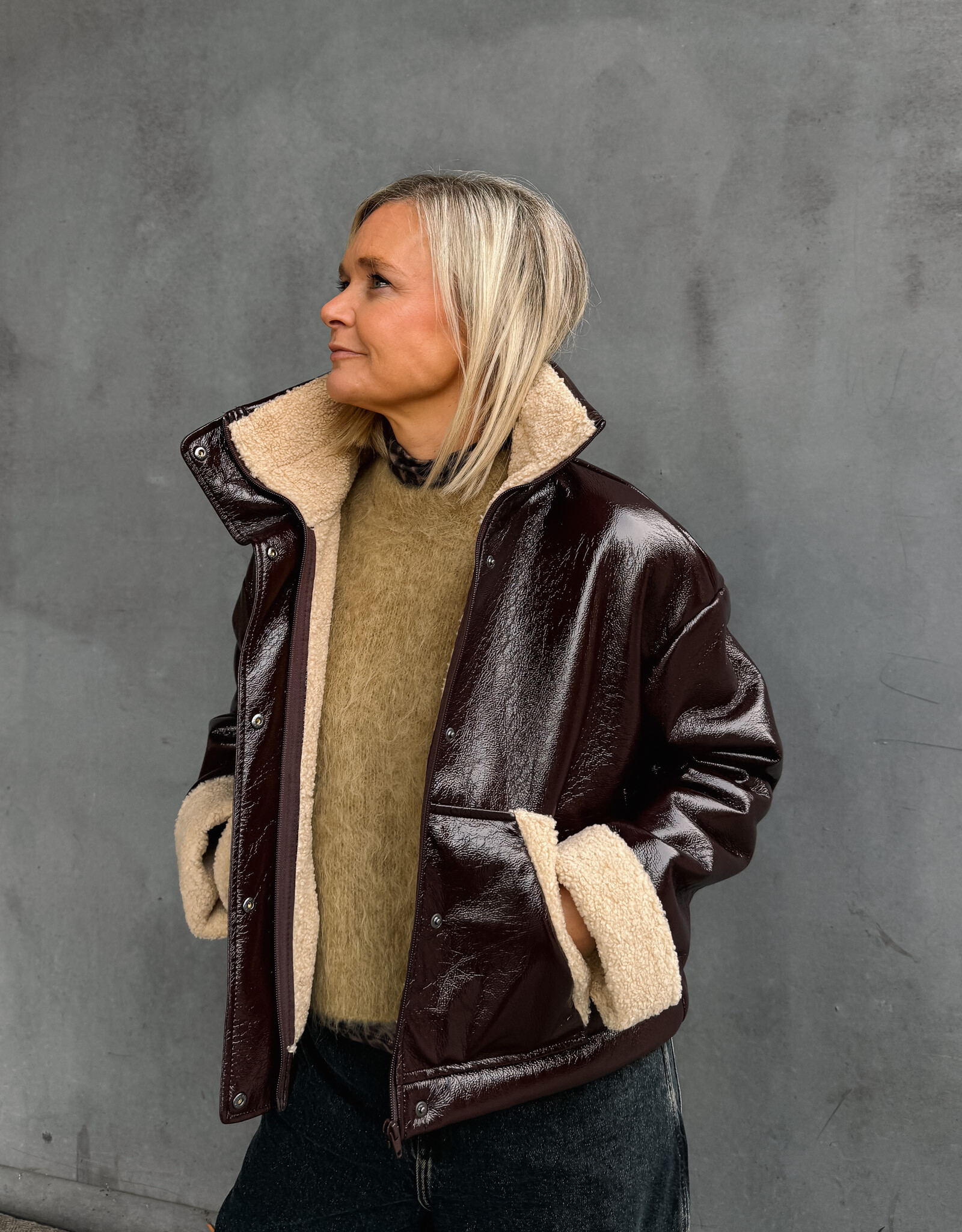 Mon Frac Jacket 'Mist' - Dark Brown - Mon Frac
