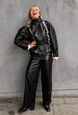 Jacket Faux Leather 'Jaclyn' - Black - Neo Noir