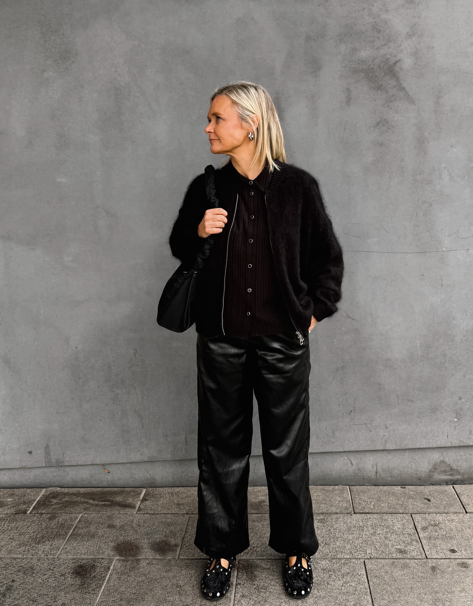 Broek 'Oralie' - Black - Artlove