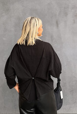 Another Label Blouse 'Manon' - Black - Another-Label