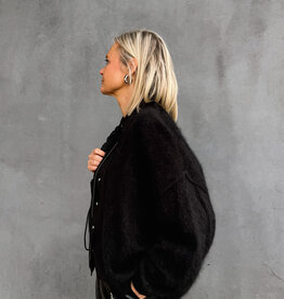La Petite Laine Cardigan 'Edith' - Black - One size