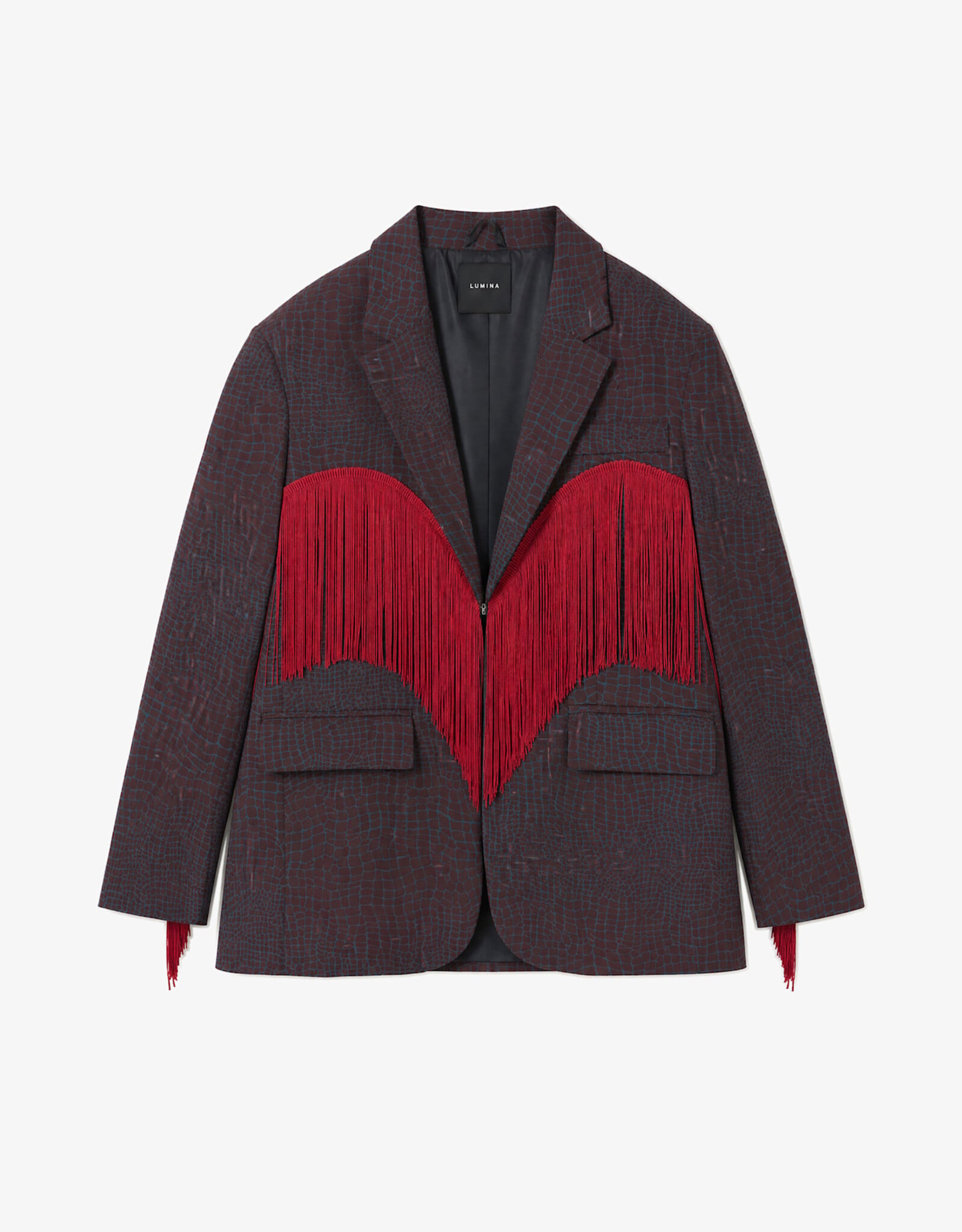 The Golden House Lum Blazer 'Giacca' - Bordeaux/Rood TU