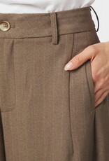 Broek Pinstripe 'Essiall' - Taupe - Neo Noir