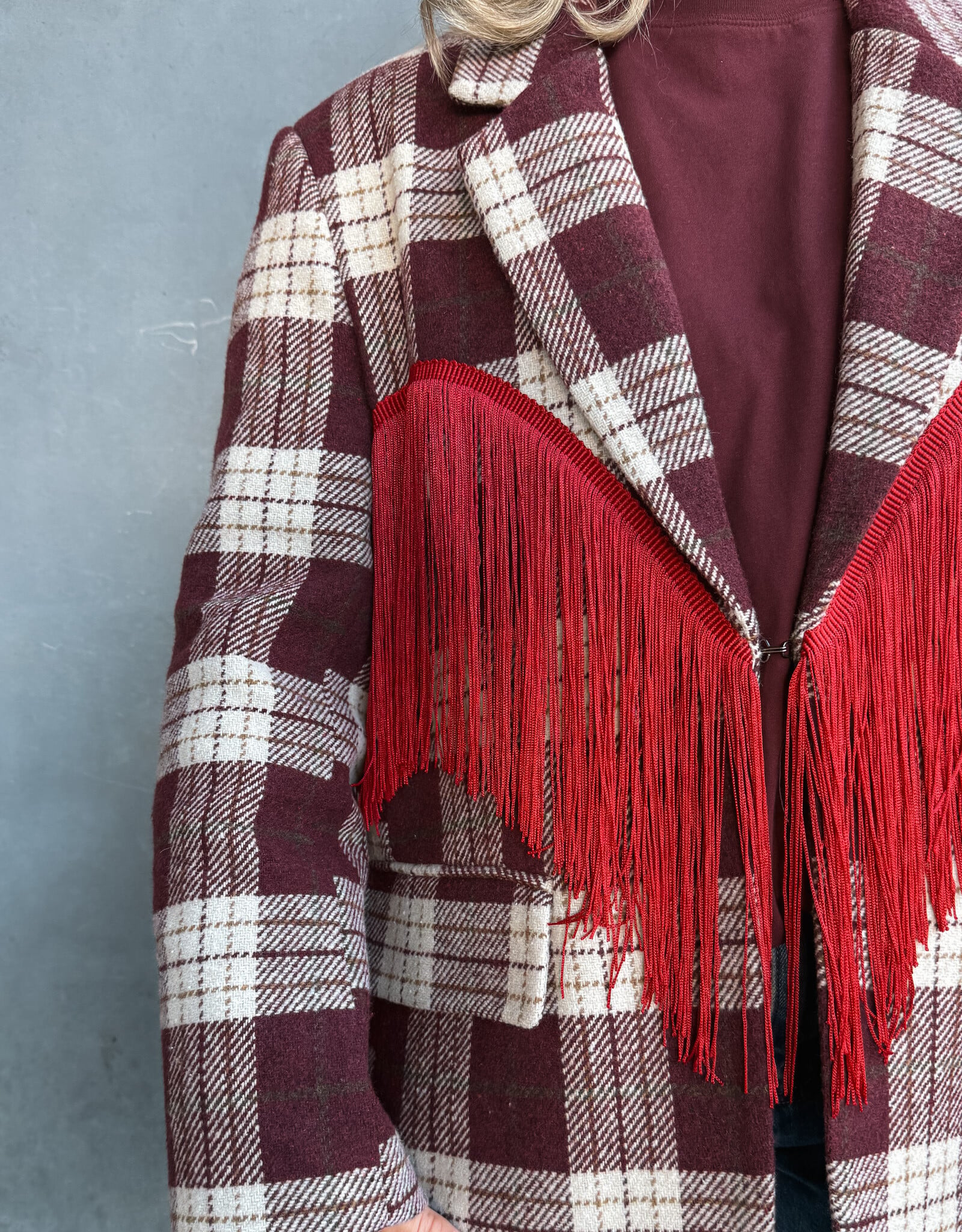 The Golden House Lum Blazer 'Giacca' - Bordeaux TU