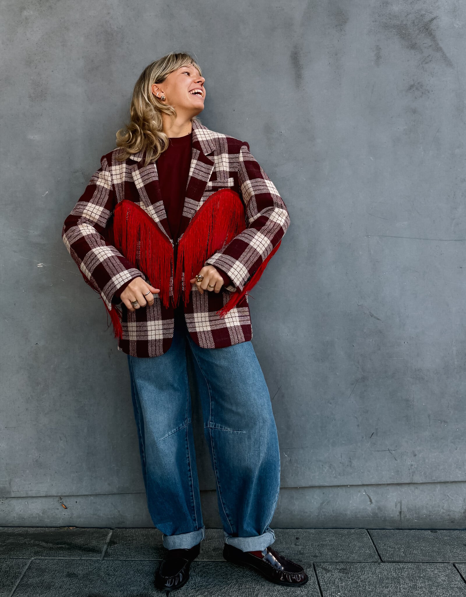The Golden House Lum Blazer 'Giacca' - Bordeaux TU