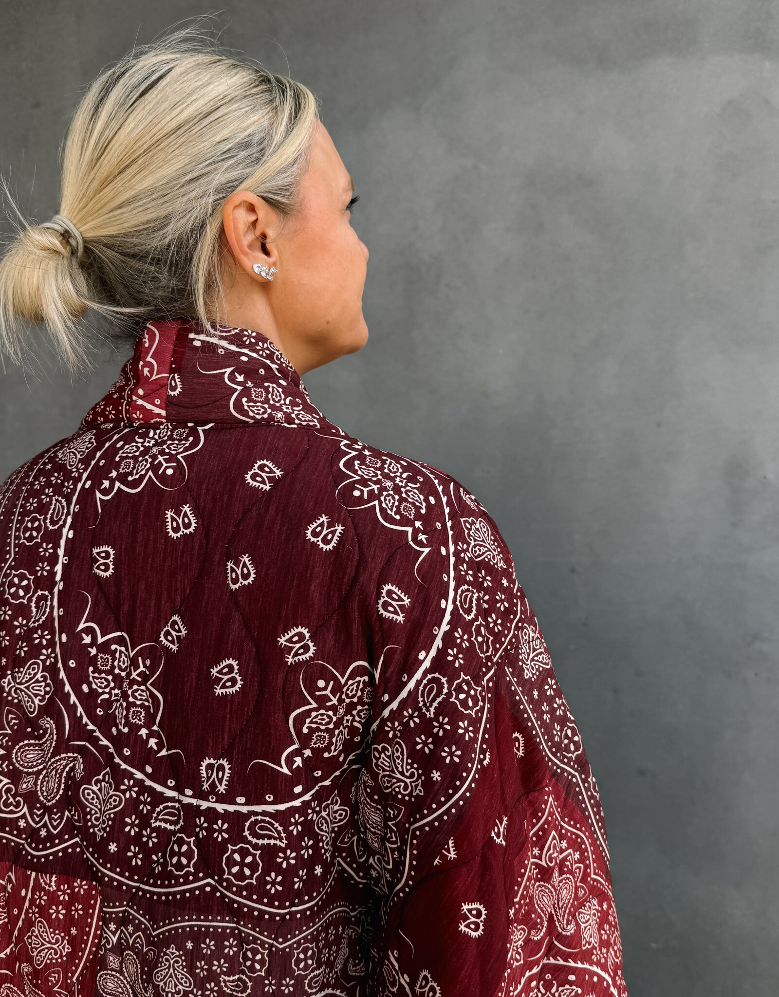Aokyanos Kimono 'Chicago 4' - Patch Bordeaux - Aokyanos TU