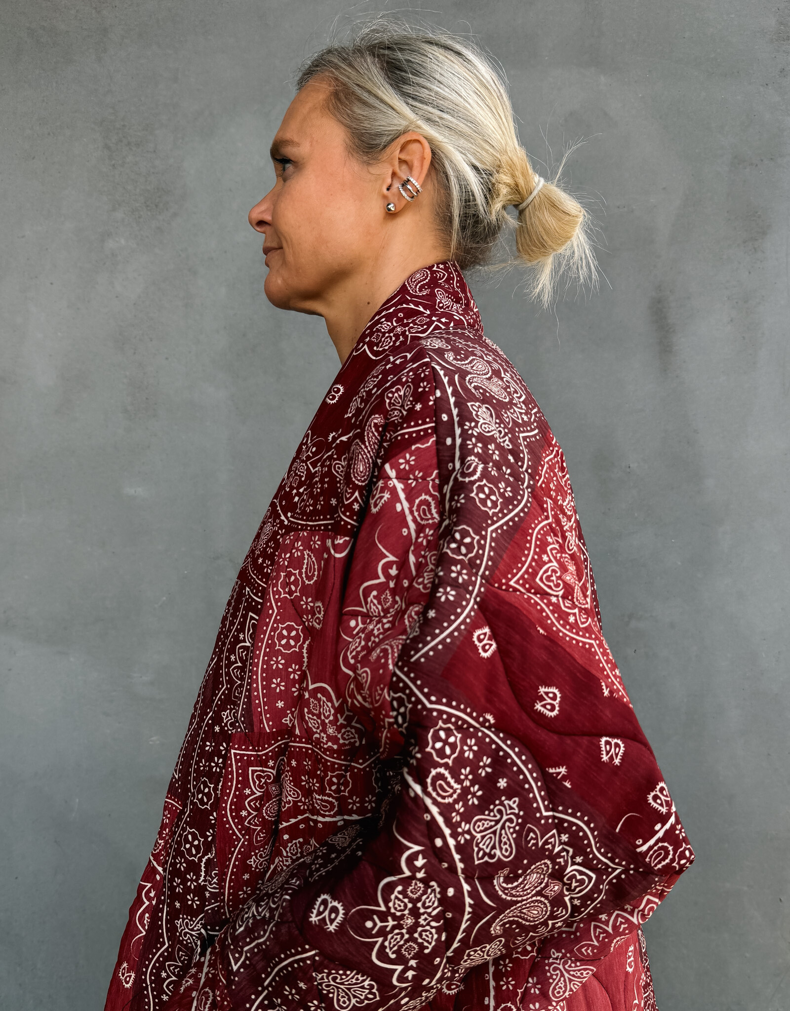 Aokyanos Kimono 'Chicago 4' - Patch Bordeaux - Aokyanos TU