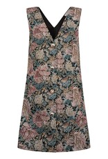 A view Jurk 'Brocade' - Sand/Black - A View