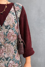 A view Jurk 'Brocade' - Sand/Black - A View