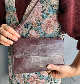Ann Kurz Handtas 'Large Pack' - Burgundy - Ann Kurz