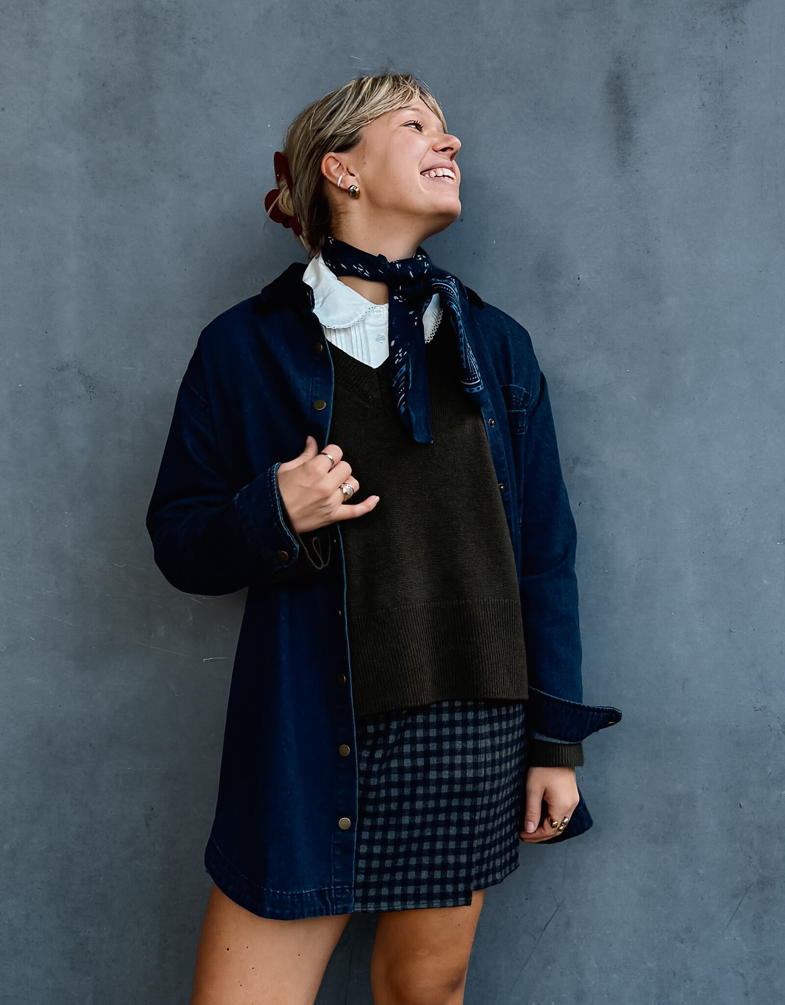Laure+Max Jurk 'Ramira' - Raw Denim - Laure+Max