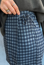 Laure+Max Skort 'June' - Blue Check - Laure+Max