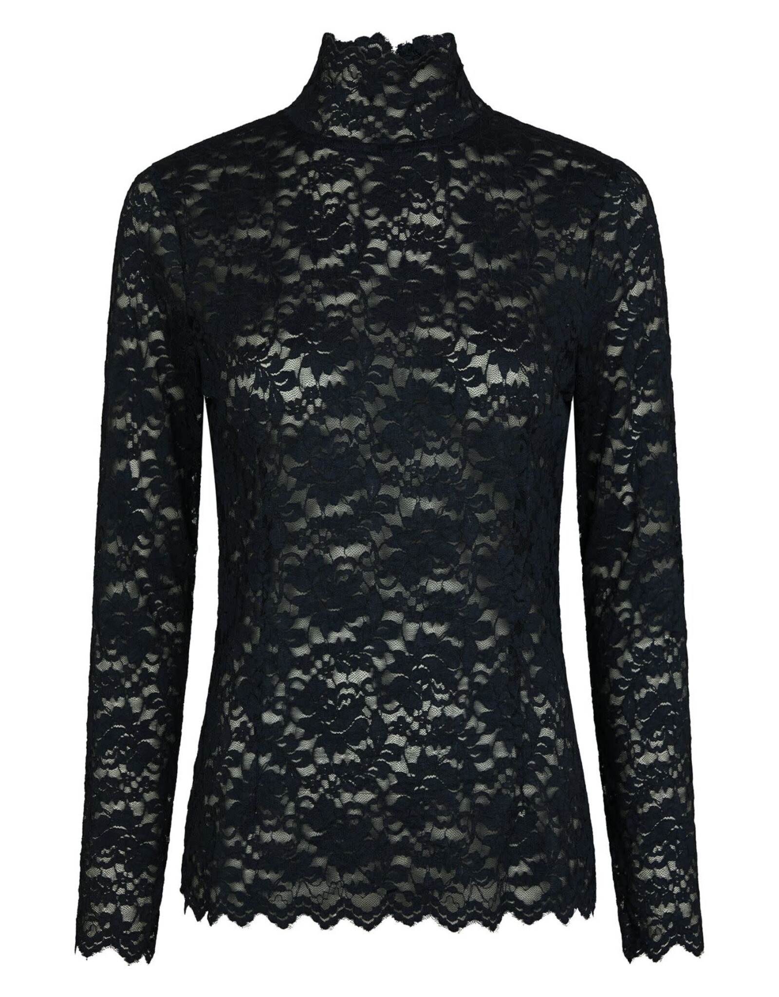 Blouse Laceflower 'Liza' - Navy - Neo Noir