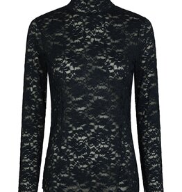 Blouse Laceflower 'Liza' - Navy - Neo Noir