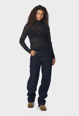 Blouse Laceflower 'Liza' - Navy - Neo Noir