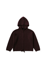 Withblack Hooded Pull 'Liza' - Windsor Wine Melange - Withblack