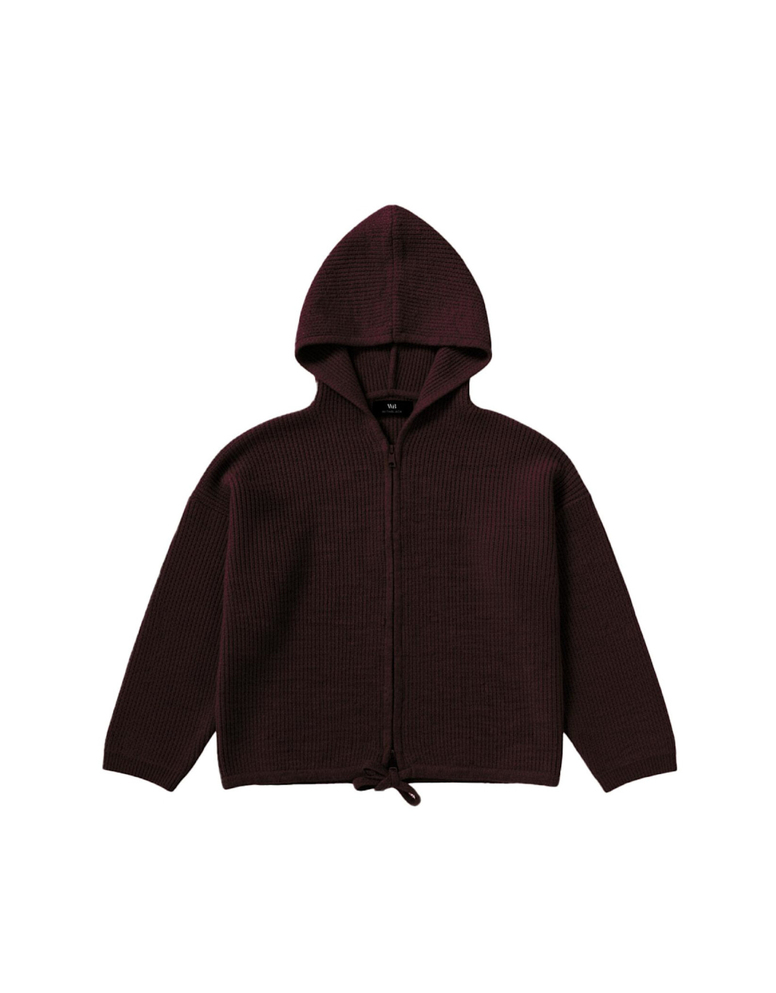 Withblack Hooded Pull 'Liza' - Windsor Wine Melange - Withblack