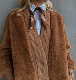 The Golden House Ad Teddy Cardigan 'Robine' - Beige