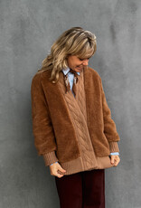 The Golden House Ad Teddy Cardigan 'Robine' - Beige