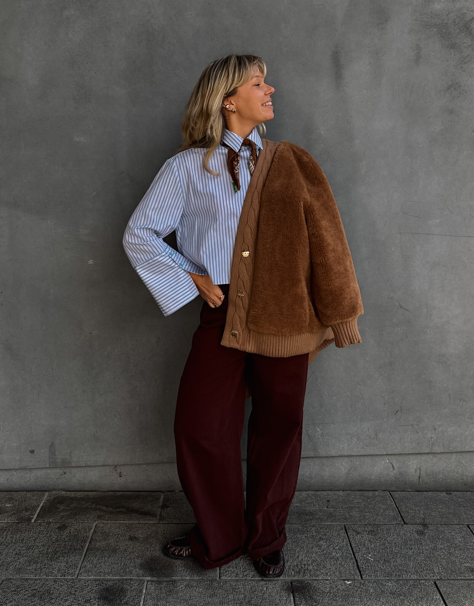 The Golden House Feel Broek Barrel 'Liliane' - Bordeaux