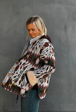 The Golden House Mom Jacket 'Inca' - Multi Blue - TU