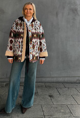 The Golden House Mom Jacket 'Inca' - Multi Blue - TU